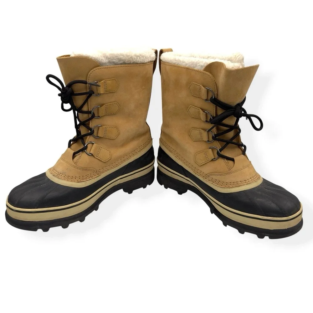 SOREL Caribou Men's Waterproof Snow Boots Winter Insulated Boot Men's Size 9
